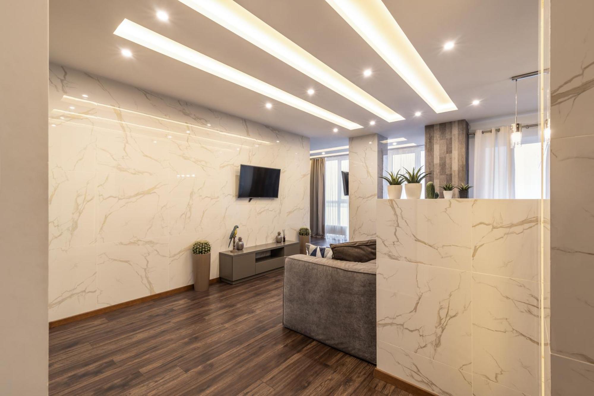 Apartament с двумя спальнями с завораживающим видом на возле сити *